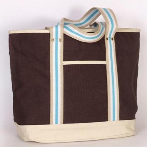 Stripped cotton Bag